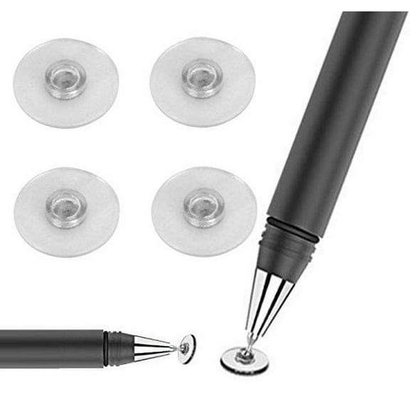 Replacement Disc Tips for Meko Fine Touch Screen Pen Stylus (ONLY Replacement Tips) 4-Pack