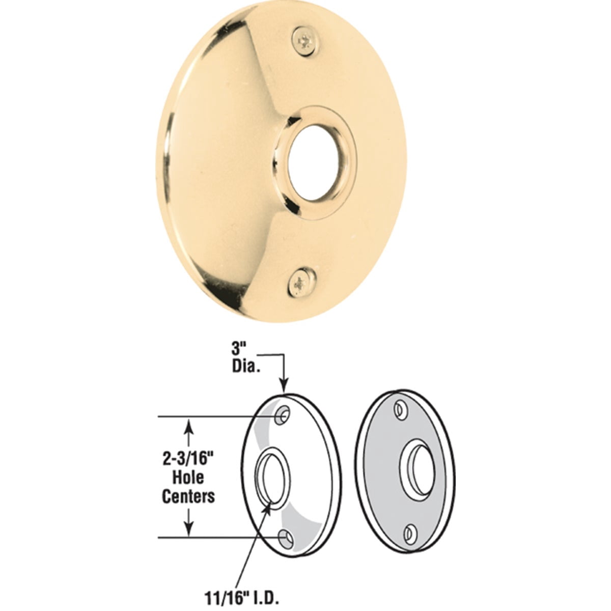 Replacement Door Knob Rose