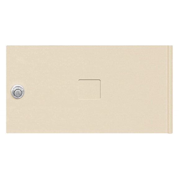 Replacement Door and Lock - Standard MB2 Size - for 4C Horizontal Mailbox - with (3) Keys - Sandstone