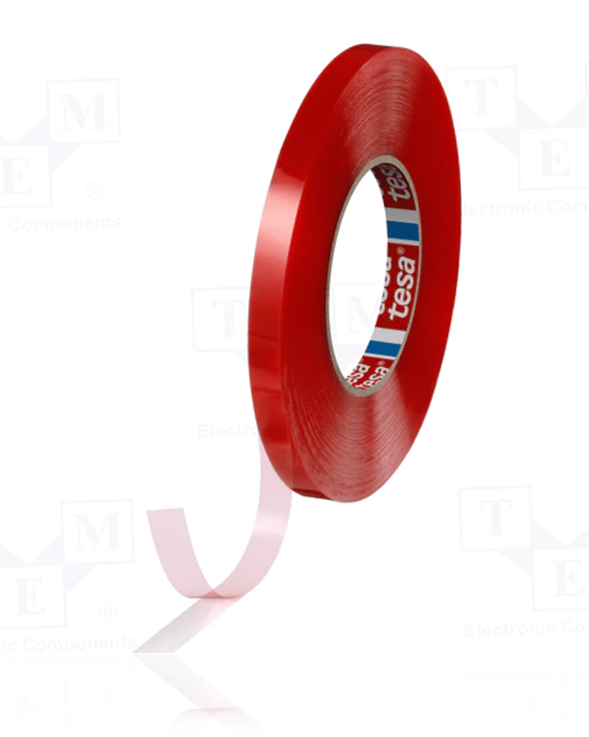 Replacement Double-Sided Polyester Red Tape (4MM X 25M) (Tesa Model # 4965)