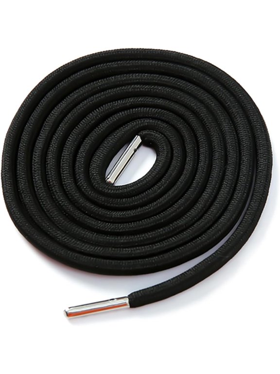 Replacement Drawstrings Drawcords 51 in Cotton Drawstring Cord with Easy Adjustable Easy to Install Perfect for Hoodies Activewear(1 Pcs Black)