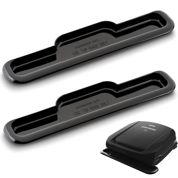 Replacement Drip Tray Pan For Indoor Grill 12" 2 Pack