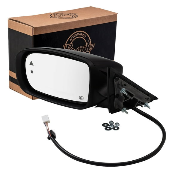 Brock Power Mirror for 2011-2018 Charger Blind Spot Detection Heated Manual Fold Left 1TG41DX8AJ