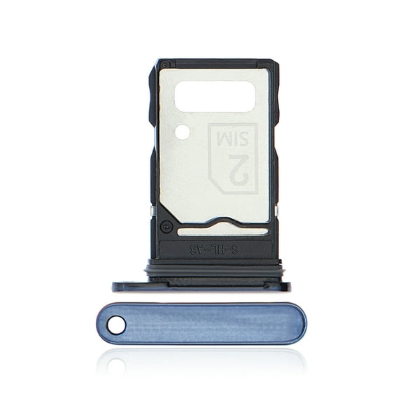 Replacement Dual Sim Card Tray Compatible For Motorola Edge 20 Pro (XT2153-1) (Midnight Blue)