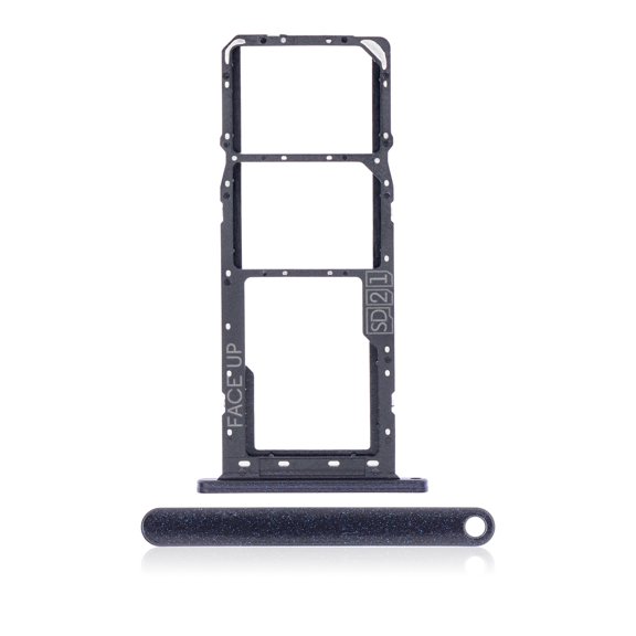 Replacement Dual Sim Card Tray Compatible For Motorola Moto G8 Power Lite (XT2055 / 2020) (Royal Blue)