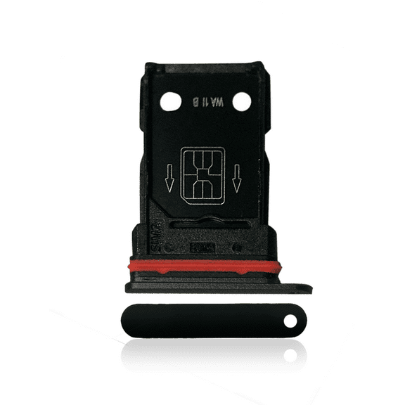 Replacement Dual Sim Card Tray Compatible For OnePlus 8 (Onyx Black)