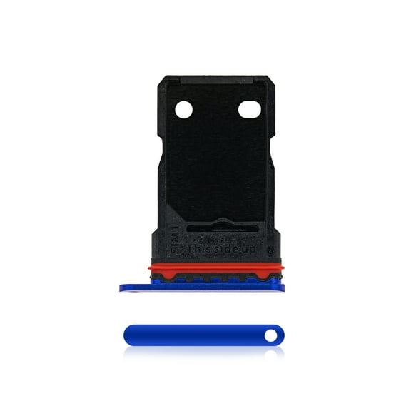 Replacement Dual Sim Card Tray Compatible For OnePlus 8 Pro (Blue)