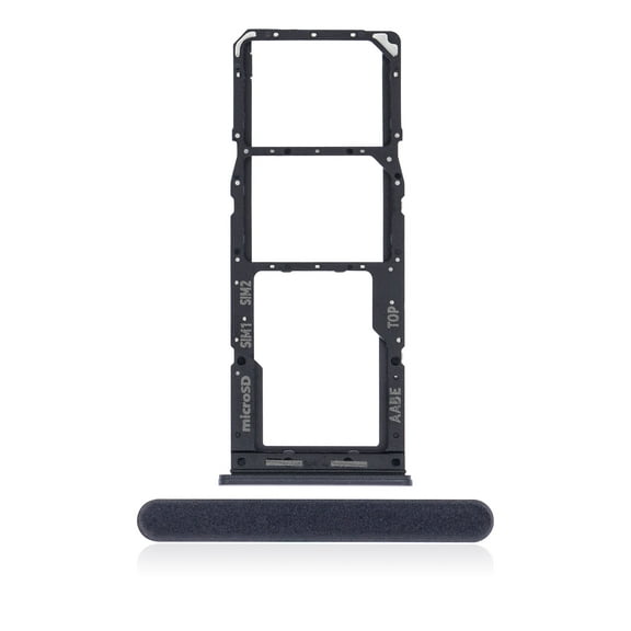 Replacement Dual Sim Card Tray Compatible For Samsung Galaxy A12 (A125 / 2020) (Black)