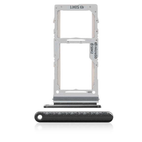 Replacement Dual Sim Card Tray Compatible For Samsung Galaxy Note 10 Plus / 5G (Aura Black)