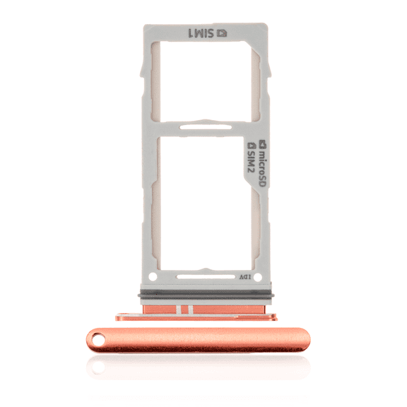 Replacement Dual Sim Card Tray Compatible For Samsung Galaxy S10 / S10 Plus / S10E (Pink)