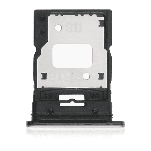 Replacement Dual Sim Card Tray Compatible For Xiaomi Mi 11 Lite (Silver)