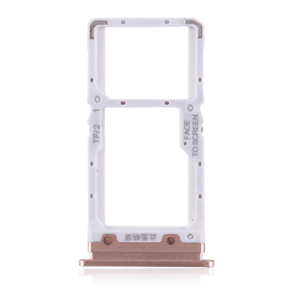 Replacement Dual Sim Card Tray Compatible For Xiaomi Mi 9 Lite / CC9 (Gold)