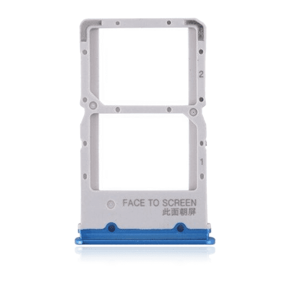 Replacement Dual Sim Card Tray Compatible For Xiaomi Mi 9T / 9T Pro / K20 / K20 Pro (Glacier blue)