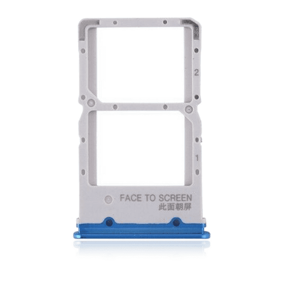 Replacement Dual Sim Card Tray Compatible For Xiaomi Mi 9T / 9T Pro / K20 / K20 Pro (Glacier blue)