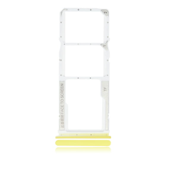 Replacement Dual Sim Card Tray Compatible For Xiaomi Redmi 9T / Note 9 4G / Poco M3 (Yellow)