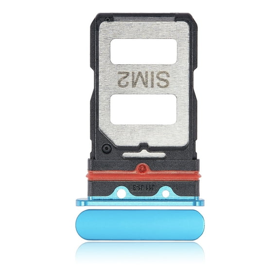 Replacement Dual Sim Card Tray Compatible For Xiaomi Redmi K30 Pro / Xiaomi Poco F2 Pro (Neon Blue)