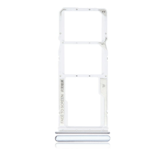 Replacement Dual Sim Card Tray Compatible For Xiaomi Redmi Note 10 / Note 10S (Pebble White)