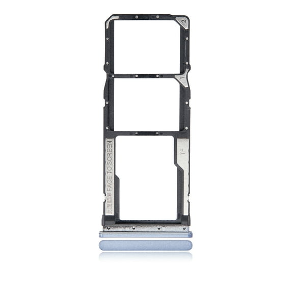 Replacement Dual Sim Card Tray Compatible For Xiaomi Redmi Note 9S / Note 9 Pro 4G (Interstellar Gray)