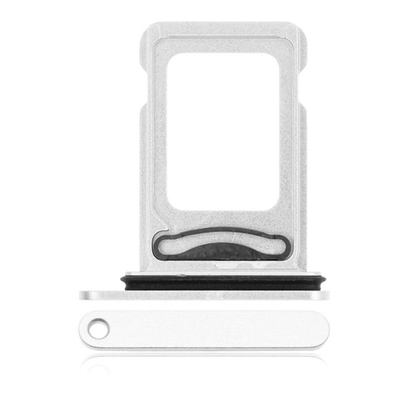Replacement Dual Sim Card Tray Compatible For iPhone 12 (White)