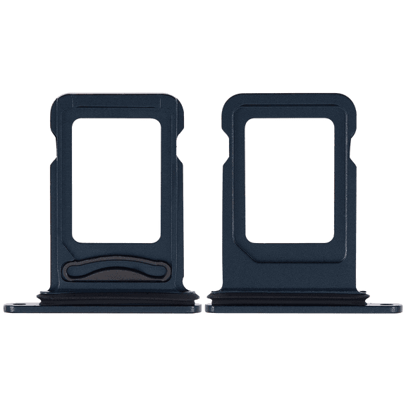 Replacement Dual Sim Card Tray Compatible For iPhone 14 / 14 Plus (Midnight)