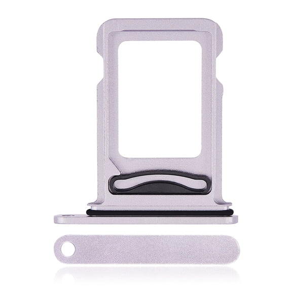 Replacement Dual Sim Card Tray Compatible For iPhone 14 / 14 Plus (Purple)