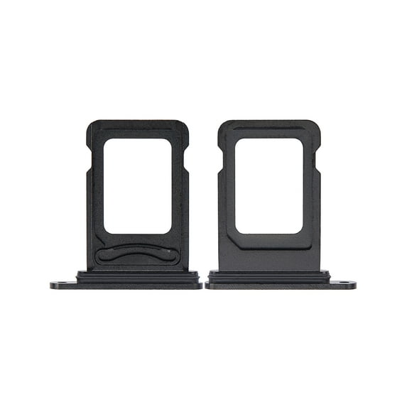 Replacement Dual Sim Card Tray Compatible For iPhone 14 Pro / 14 Pro Max (Space Black)