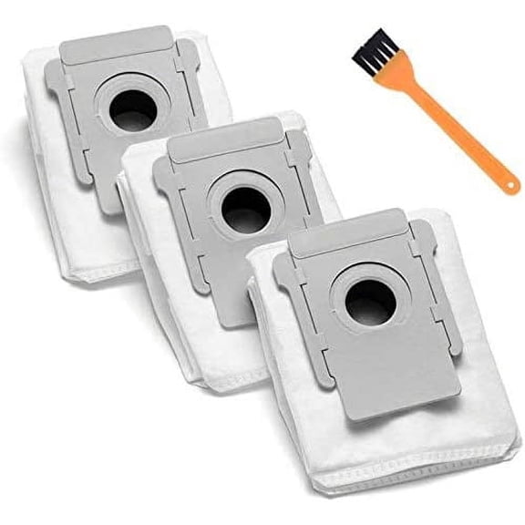Replacement Dust Bag Parts Compatible for IRobot Roomba I7 I7+ I7 Plus (7550) E5 E6 S9+ (9550) I & S Series Clean Base Automatic Dirt Disposal Bags (3)