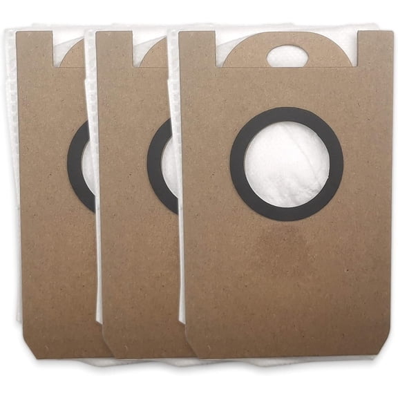 Replacement Dust Bag for Automatic Dirt Disposal Base, Dust Bags Kit for L900X Robotic Vacuum Cleaner, 3 Pcs