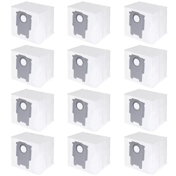 Replacement Dust Bags Compatible with Roborock S8, S8 , S8 Pro Ultra, S7 MaxV Ultra, Q5, Q5 , Q7, Q7 , Q7 Max, Q7 Max , Q8 Max , Robot Vacuums, 12-Pack.