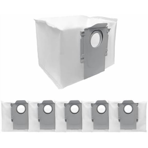 Replacement Dust Bags Compatible with Roborock S8, S8+, S8 Pro Ultra, S7 MaxV Ultra, Q5, Q5+, Q7, Q7+, Q7 Max, Q7 Max+, Q8 Max+, Robot Vacuums, 12-Pack.