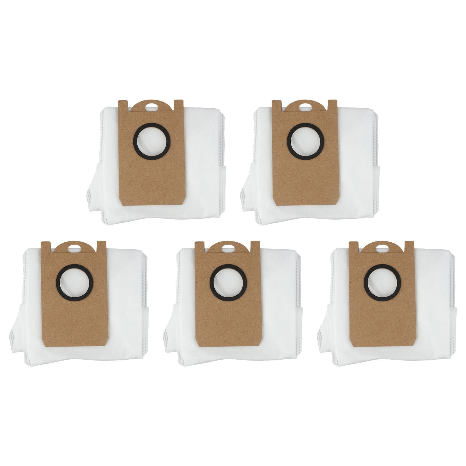 6 Pack Replacement Dust Bags For ILIFE A12 Pro / A30 Pro / V9 Pro Self-Emptying Robot Vacuums - High-Efficiency Vacuum Bags