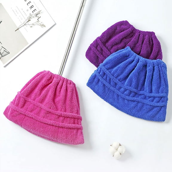 Replacement Duster Heads Microfiber Fluffy Dusting Refills with Elastic Opening, Washable and Reusable, Multi-Pack for Household Cleaning (3 Colors)