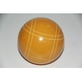 thumbnail image 1 of Replacement EPCO Bocce Ball with Close Curvey Stripes - Single Rustic Yellow 110mm, 1 of 1