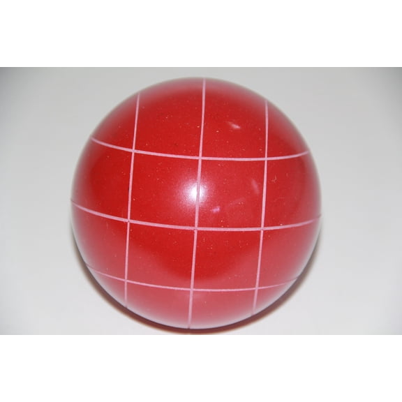 Replacement EPCO Bocce Ball with Criss Cross Stripes - Single Rustic Orange 110mm