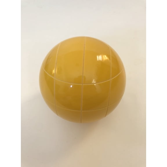Replacement EPCO Bocce Ball with Criss Cross Stripes - Single Yellow 110mm