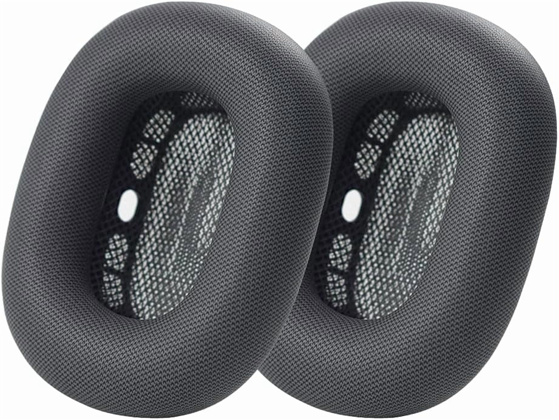 Replacement Ear Cushions for Airpods Max Magnetic Connection - Premium Protein Leather (Black)
