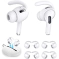 thumbnail image 1 of Replacement Ear Hooks for AirPods Pro 2 Ear Tips Anti Slip Silicone Earbuds Cover for AirPods Pro2 Accessory Wing Tips White 4 Pairs, 1 of 5