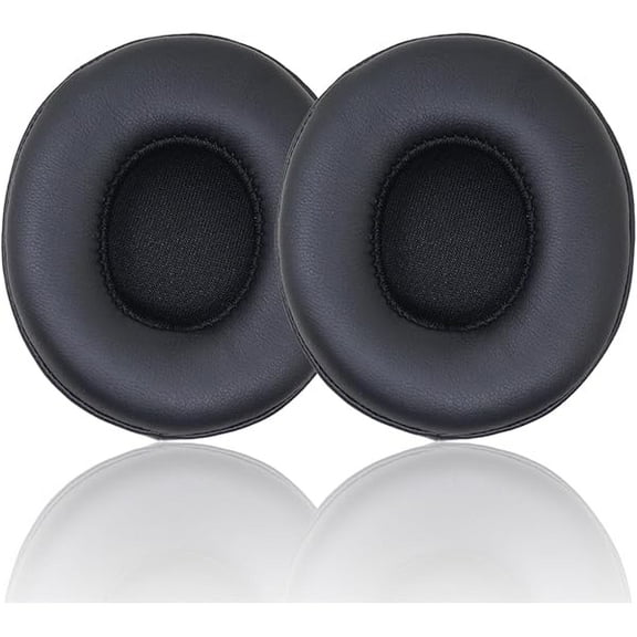 Replacement Ear Pads for Beats Solo 2 & Solo 3 Wireless On-Ear Headphones, Replacement EarPads Cushions Headphones Covers with Memory Noise Isolation Foam Softer Leather-Black