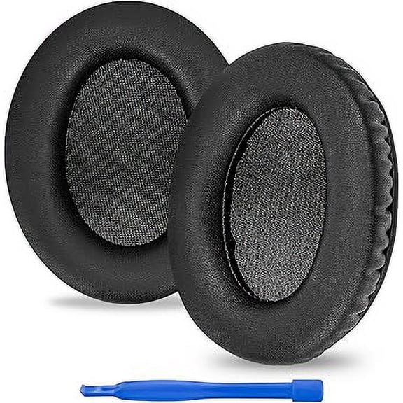 Replacement Ear Pads for HyperX Cloud II, 2, Cloud III, 3, Mix, Alpha, Cloud Flight, Stinger, 2, 2 Core Headphones Ear Cushions, Ear Covers, Headset Earpads (Protein Leather/Black)