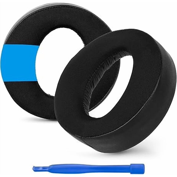 Replacement Ear Pads for PlayStation 5 Pulse 3D, PS5 Pulse 3D Wireless Ear Cushions, Ear Covers, Headset Ear Pads (Cooling-Gel/Black)