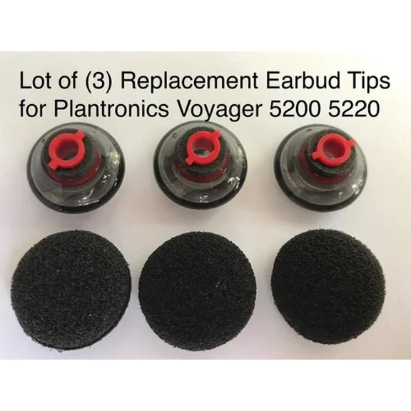 Replacement Ear Tips Buds Earbuds for Plantronics Voyager Bluetooth 5220 5200