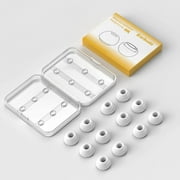 Replacement Earbud Tips Covers for Apple AirPods Pro & Airpods Pro 2 - Medium Size Only - 6 Pairs, 12 Pieces White