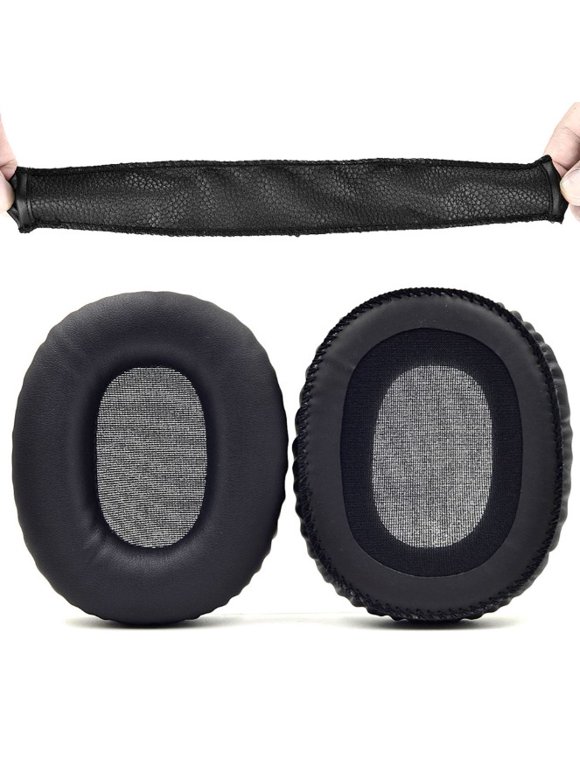 Replacement Earpads And Headband Cover Set Compatible With Marshall Monitor Ii Anc