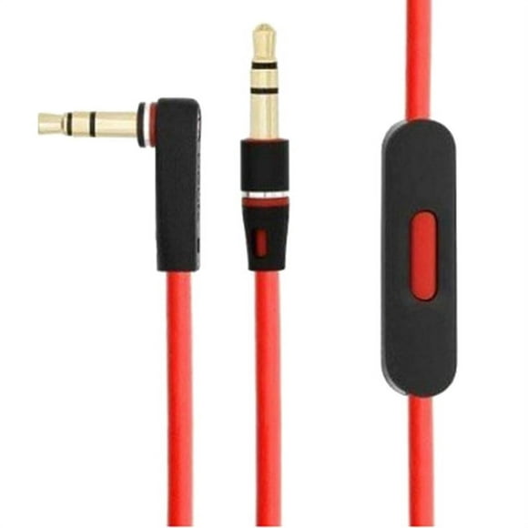 Replacement Earphone Cable for Beats Mixr/Solo HD Headphones with Remote Control