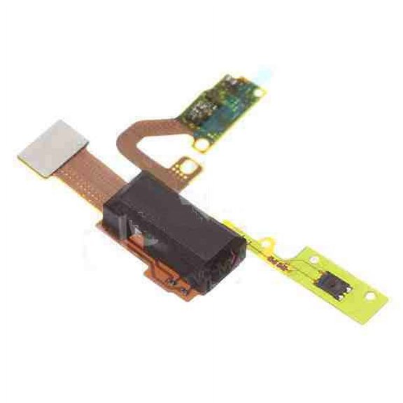 Replacement Earpiece Speaker With Headphone Jack And Power Button Flex Cable Compatible For Blackberry Leap (Z10)