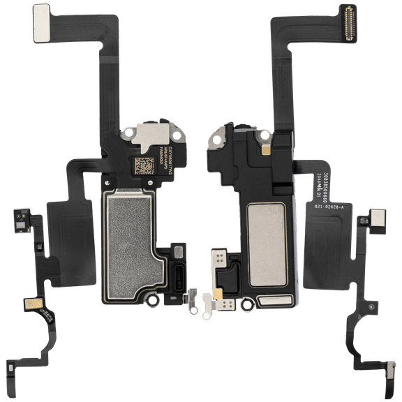 Replacement Earpiece Speaker With Proximity Sensor Cable Compatible For iPhone 12 / 12 Pro (Warning: Soldering Required For Face ID Functionality) (Aftermarket)