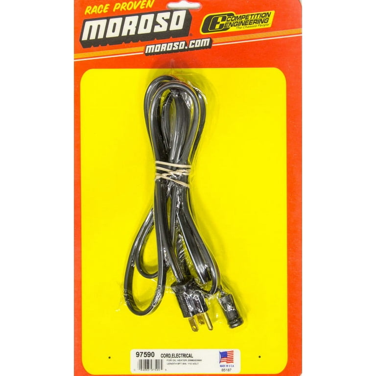 Moroso Replacement Electric Cord for Int. Oil Heater Moroso Replacement Electric Cord for Int. Oil Heater