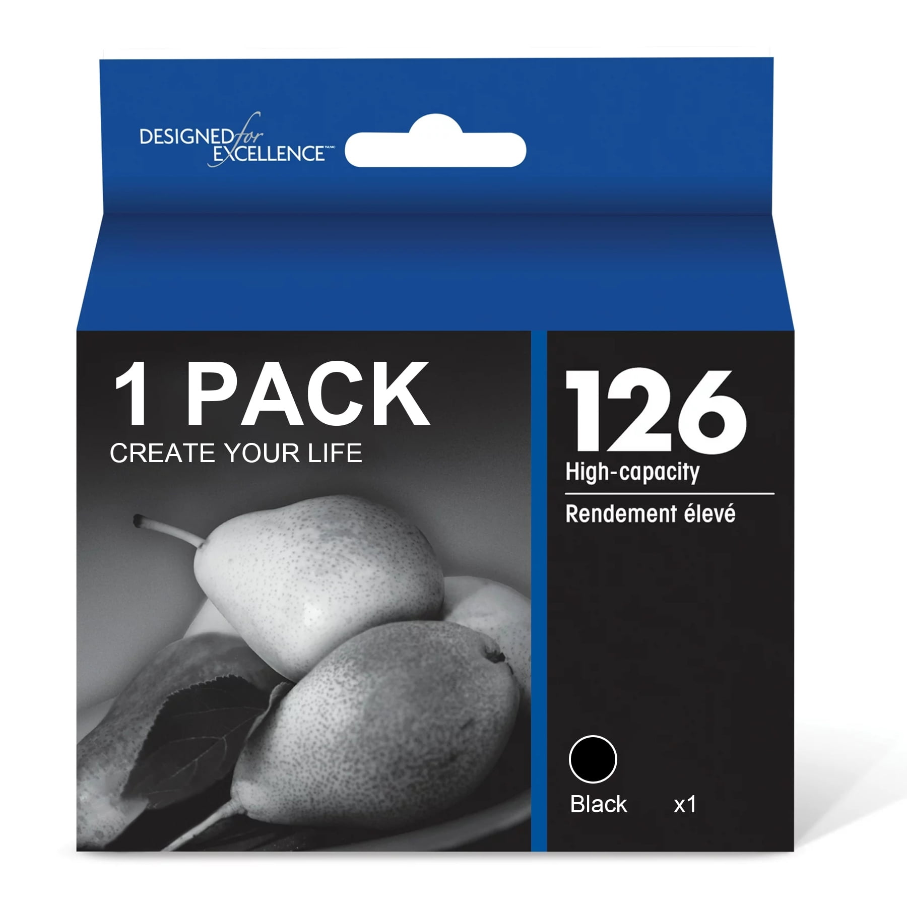 Replacement Epson 126XL Black Ink Cartridge Work for Workforce 435 520