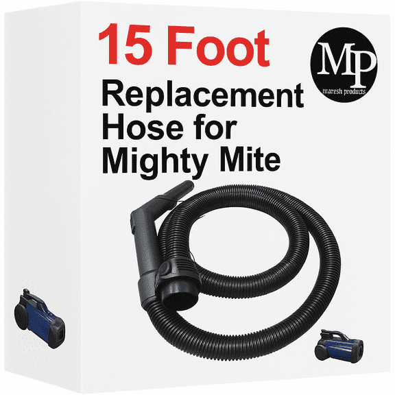 Replacement for Eureka Mighty Mite Hose Assembly Heavy Duty Commercial Grade Style Vac Hose Fits Eureka Sanitaire Models 3670 3672 3673 3674 3676 3682, 3686 Part 60289-15FT (15 Foot)