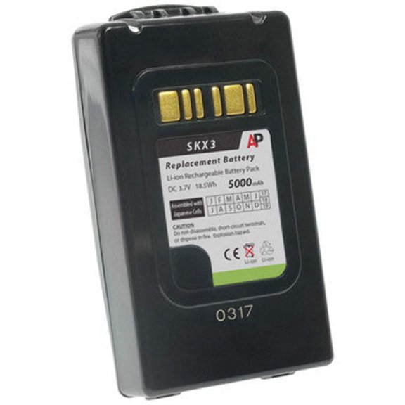 Replacement Extended Battery for Datalogic / PSC Skorpio X3 Scanners. 5200 mAh